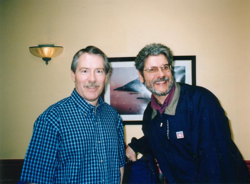 Stephen Howe & Myself at Pizza Party 2003